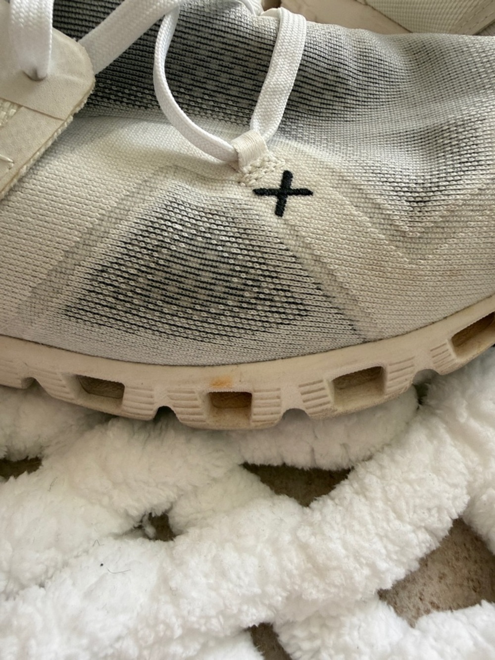 On Cloud Cloud X Women’s White Athletic Shoes Size 10.5 - Picture 9 of 10